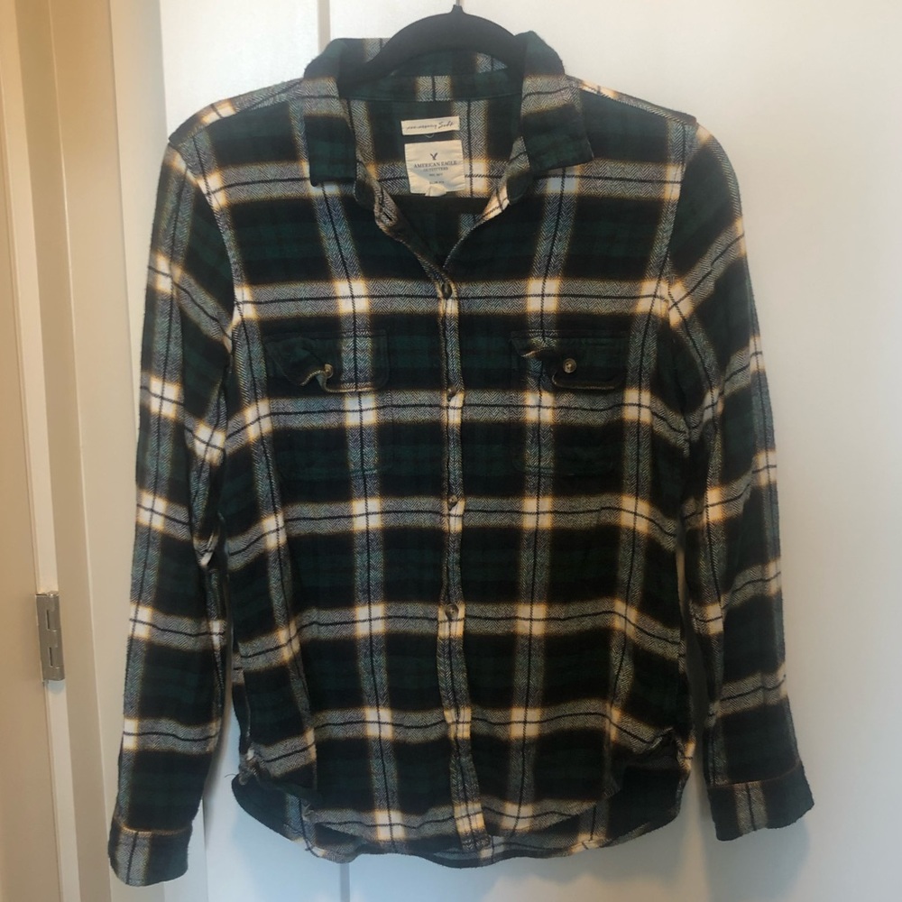 Flannel Button-down Shirt